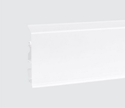 Soklová lišta Korner EVO Biela hranatá 70x21x2500 mm