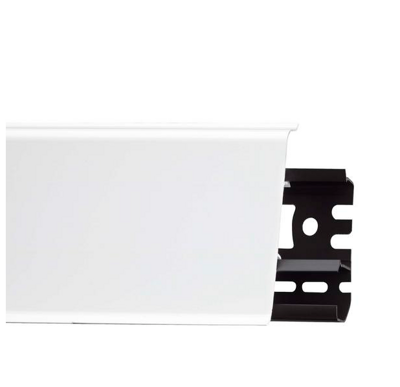 Lišta soklová PVC Arbiton INDO Biela lesklá 01 26x70x2500 mm