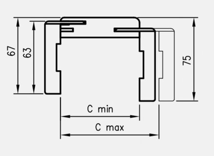 Obložková zárubňa - tunel - DRE T63/T80 - fólia DRE-Cell / 3D