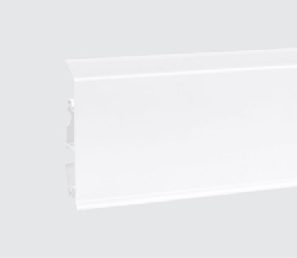 Soklová lišta Korner EVO Biela hranatá 70x21x2500 mm