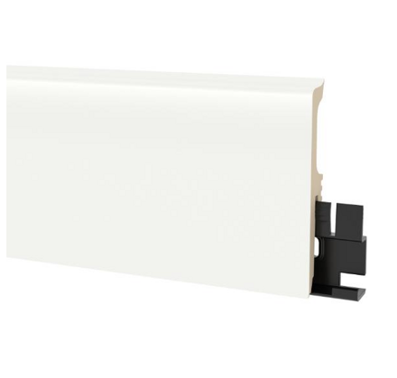 Lišta soklová PVC Arbiton VIGO 80 RAL 9003 Biela 01 80x15x2200 mm