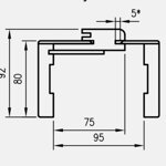 Bezfalcová obložková zárubňa DRE - UV lak