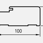Zárubňa jednoduchá - 100 mm