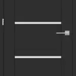Dvere ERKADO Budleja 4 Čierna ST CPL