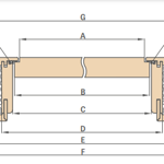 Zárubňa regulovaná reverzná UV lak biely titanový