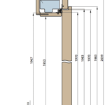 Obloženie kovovej zárubne