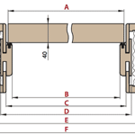 Obložková zárubňa bezfalcová UV lak biely titanový
