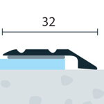 Ukončovací profil samolepiaci 32x6 (270cm)