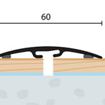 Prechodový profil samolepiaci 60x6,5 (90cm)