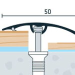 Prechodový profil WELL 50 mm (270 cm)